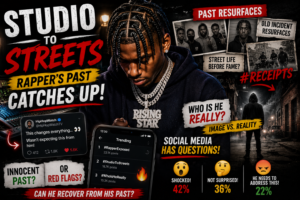 Rapper’s past resurfaces online as social media debates authenticity and impact on his current music career